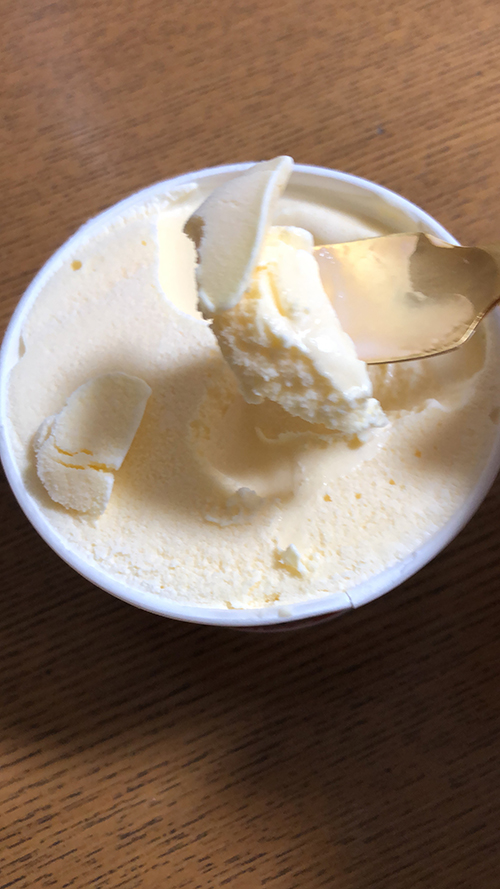 純銅製アイスクリームスプーンで実食