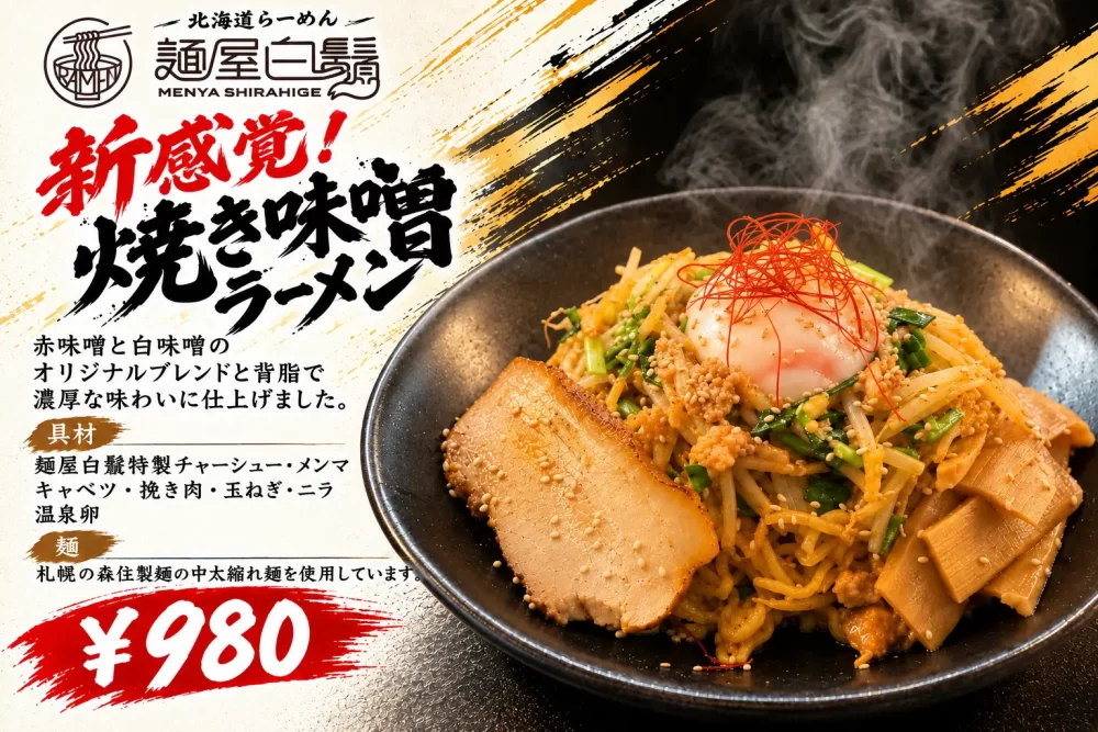 焼き味噌ラーメン