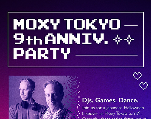 MOXY YOKAI 9IGHT｜妖怪×ハロウィンで祝う！モクシー東京錦糸町9周年パーティー